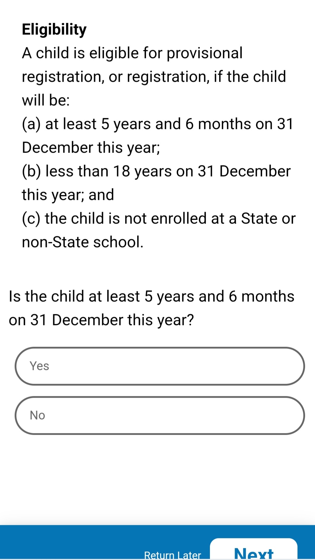 Eligibility to homeschool in Queensland