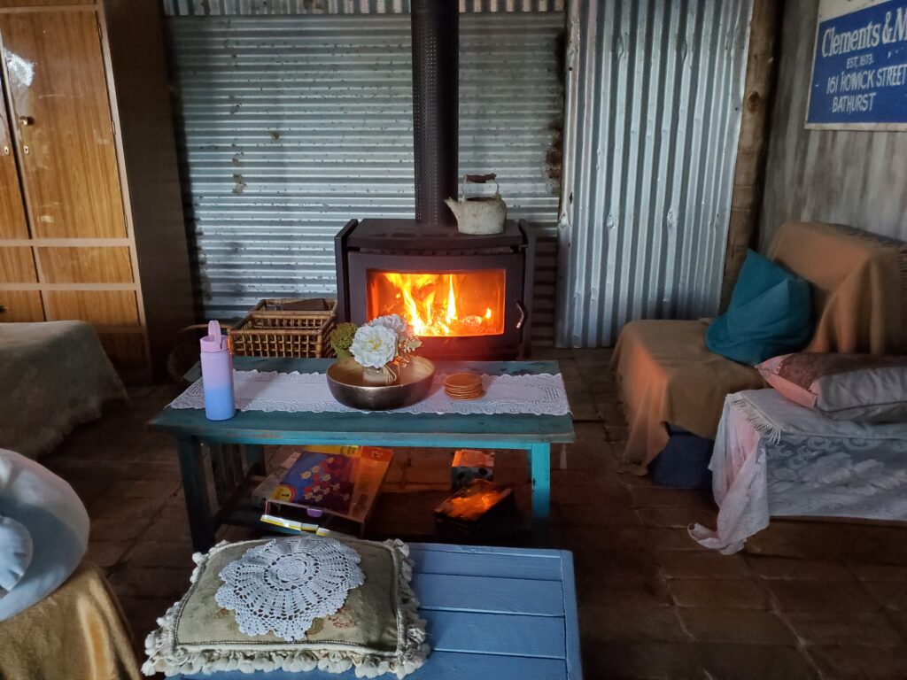 Tall Trees Retreat fireplace