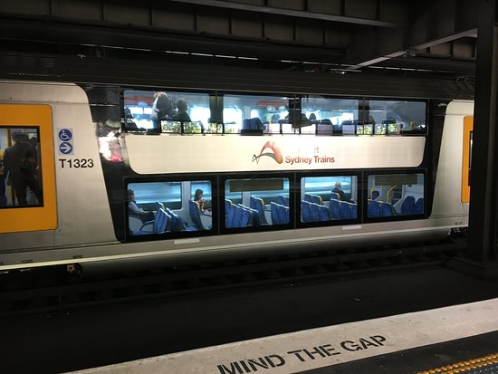 Sydney double decker train