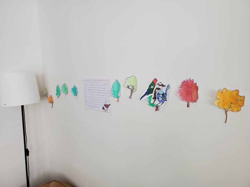 Timeline with rewards to motivate student learning