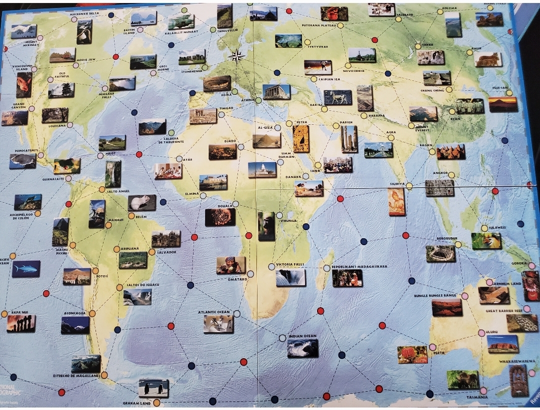 Expedition geography board game