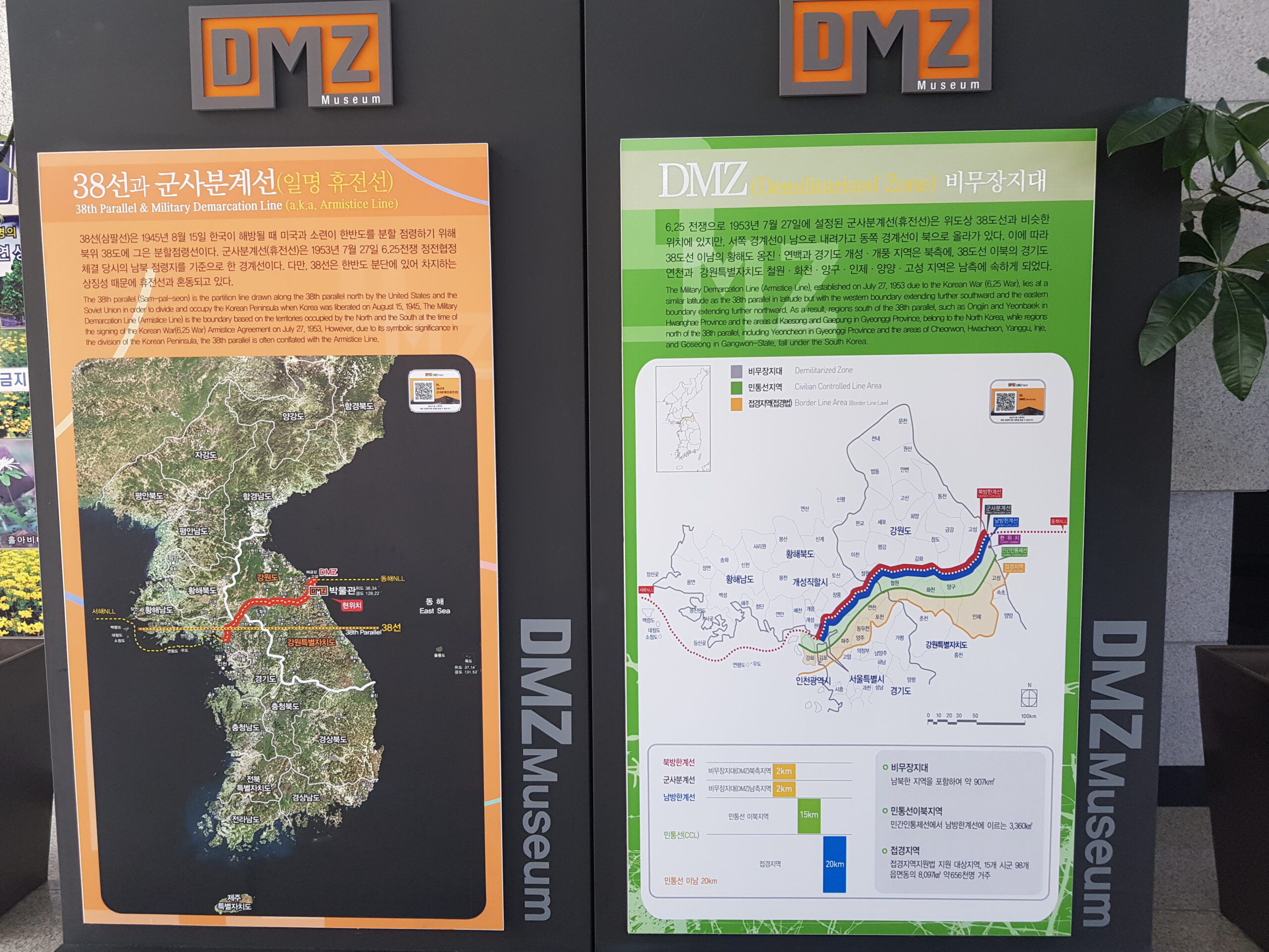 South Korea DMZ map.