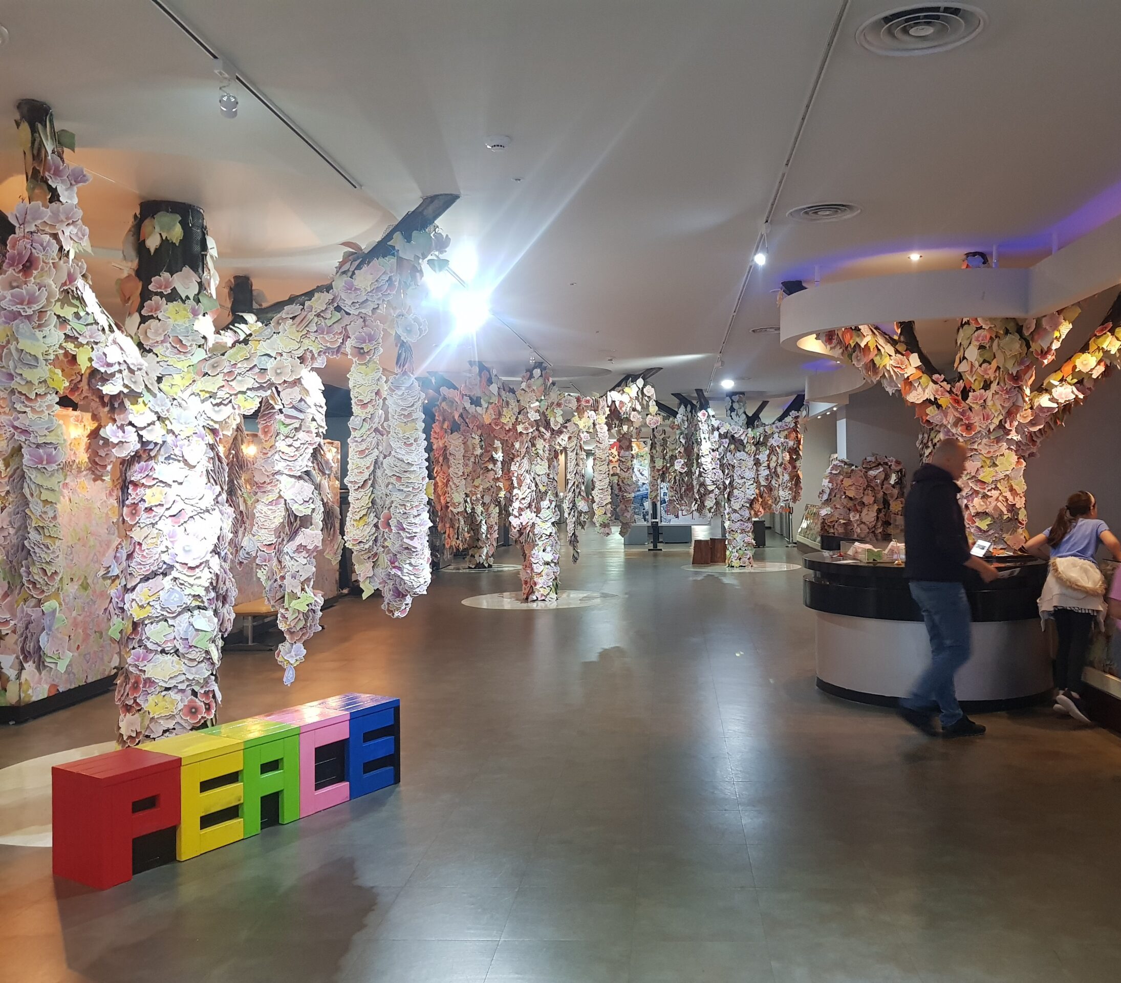 Goseong DMZ Museum peace hall.